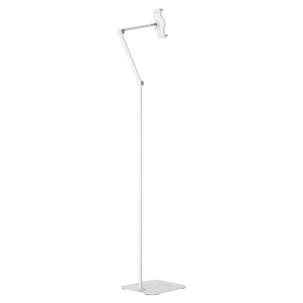 Powerology Multi-Joint Floor Stand Metal Base Phone & Tablet - White Powerology Multi-Joint Floor Stand Metal Base Phone & Tablet - White