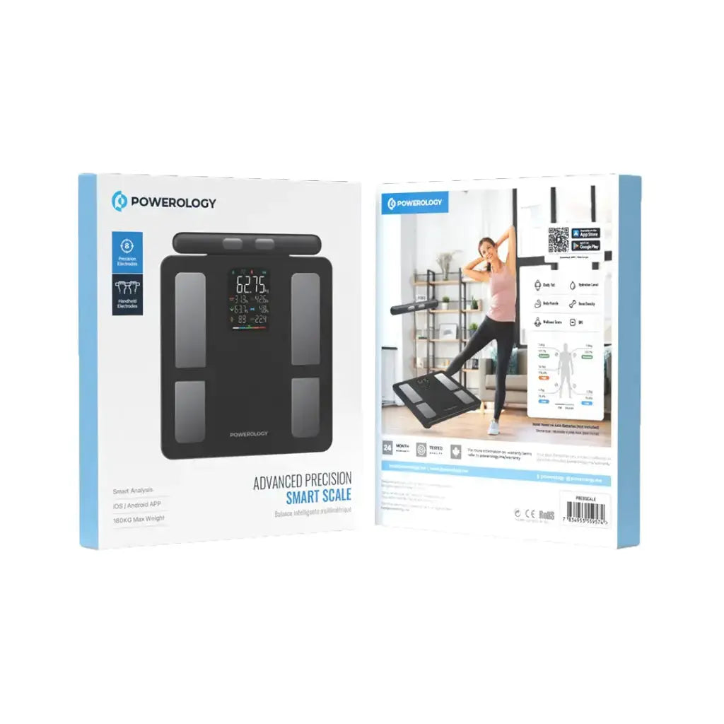 Powerology Advanced Precision Smart Scale - Black Powerology Advanced Precision Smart Scale - Black