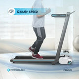 Powerology Incline Folding Treadmill - Black Marhaba International