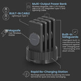 Powerology 4 in 1 Station 10000mAh PD 100W QC Wireless Power Bank