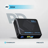 Powerology Ultra Mini 20000mAh Power Bank - Black