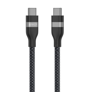 كابل Anker USB-C إلى USB-C (6 أقدام 240 واط، مضفر مُعاد تدويره A82E2H12) 