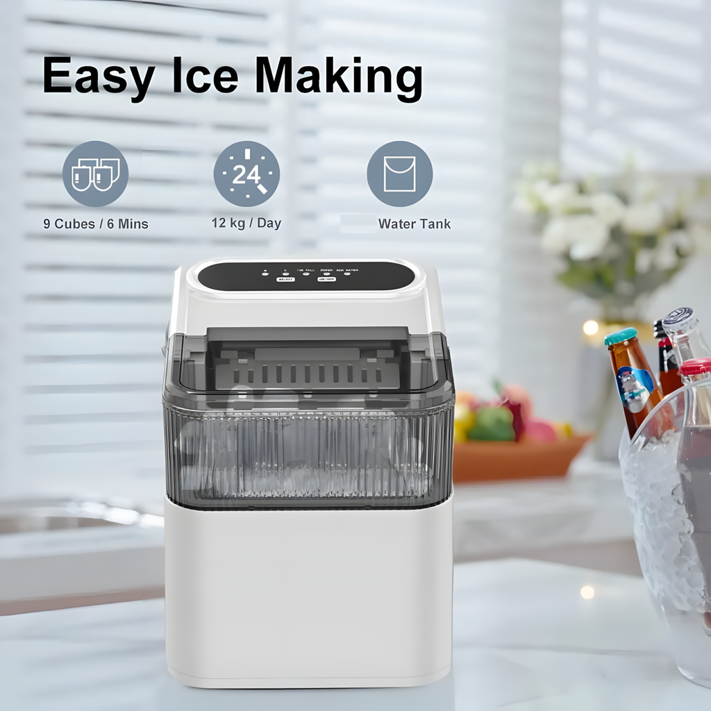 TOBI 1.6L Countertop Ice Maker Machine for Home Qatar