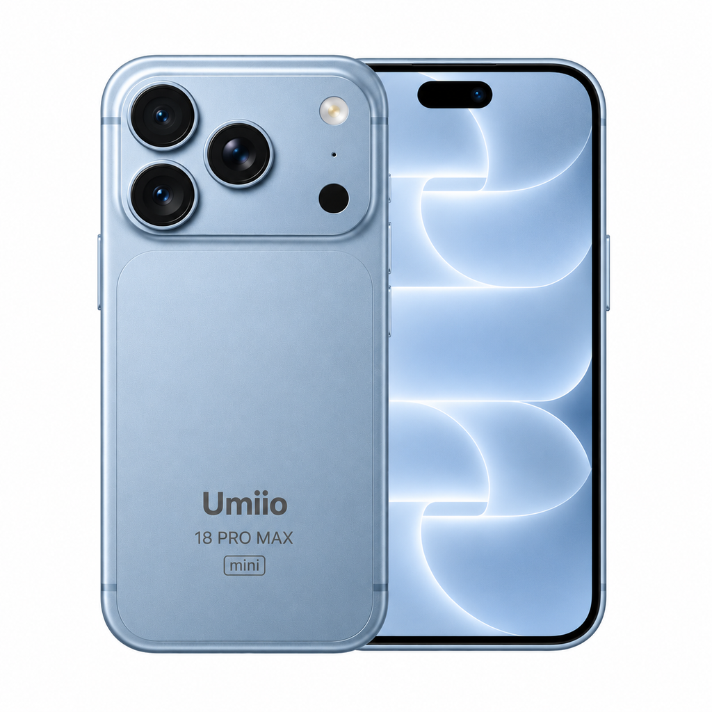 UMIIO 18 Pro Max Mini 1TB smartphone front view