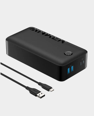 Anker 347 PowerCore 40000mAh Power Bank | 30W | 2x USB-A | 2x USB-C | A1377H11 - Black