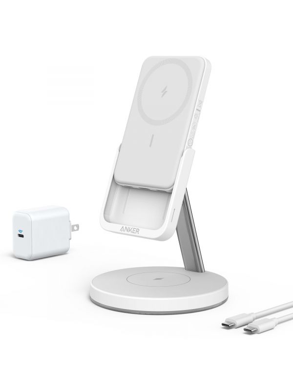 Anker Anker 633 Magnetic Wireless Charger Stand white(B25A7211)