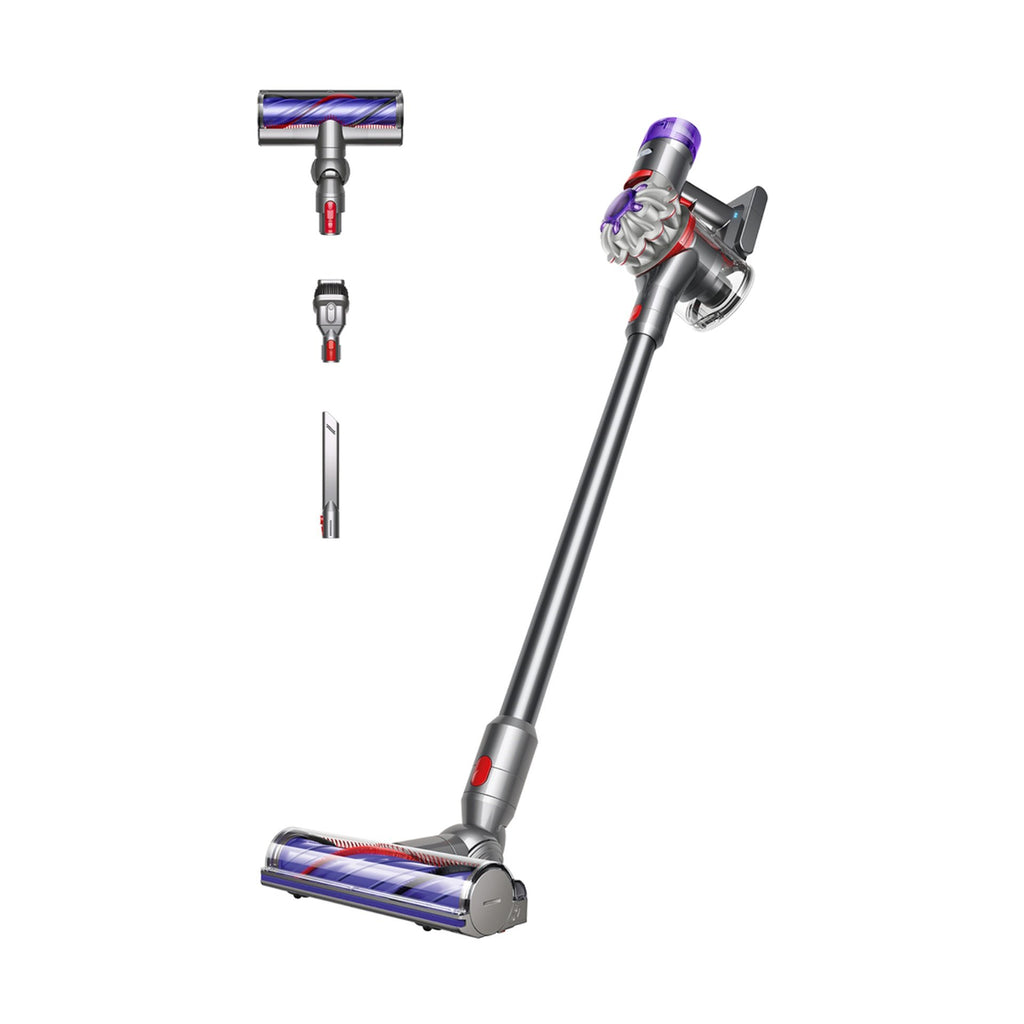 Dyson Cordless Vacuum Cleaner, 0.54L Bin Volume, Silver/Nickel, V8 ADVANCED Dyson Cordless Vacuum Cleaner, 0.54L Bin Volume, Silver/Nickel, V8 ADVANCED