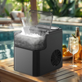 DSP KD8001 Ice Maker Black Portable Countertop Ice Machine Qatar