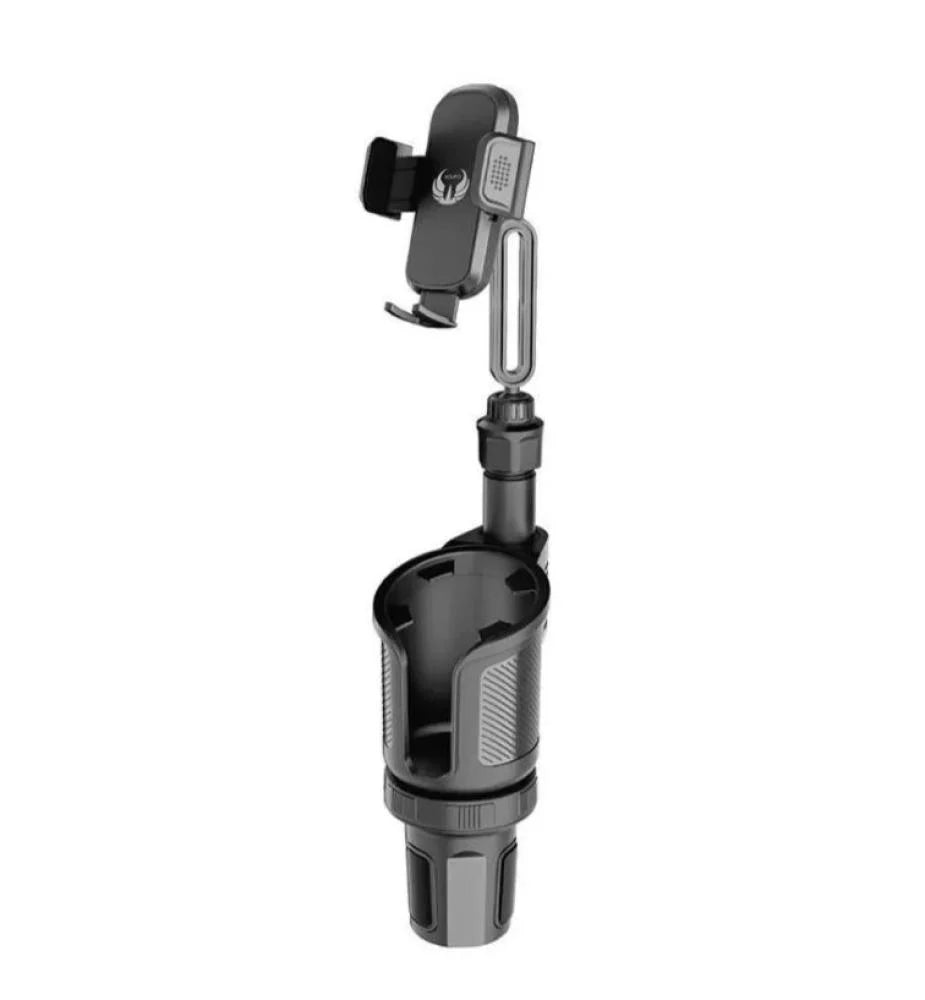 UFO Smart Phone Holder 2 in 1 Cup Space Saver Black Y4870