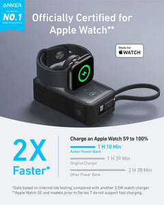 Anker MagGo Power Bank (10K, 35W, For Apple Watch)