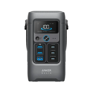 محطة طاقة محمولة Anker SOLIX C200 DC - 60,000 مللي أمبير (192 وات في الساعة) | 200 وات 