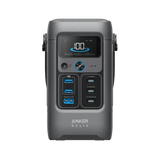 محطة طاقة محمولة Anker SOLIX C200 DC - 60,000 مللي أمبير (192 وات في الساعة) | 200 وات 