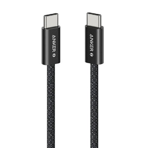 Anker Zolo USB C To USB C 240W 6ft Braided Fast Charging Cable, A8060H11