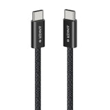 كابل شحن سريع مضفر Anker Zolo USB C إلى USB C بقوة 240 وات بطول 6 أقدام، A8060H11 